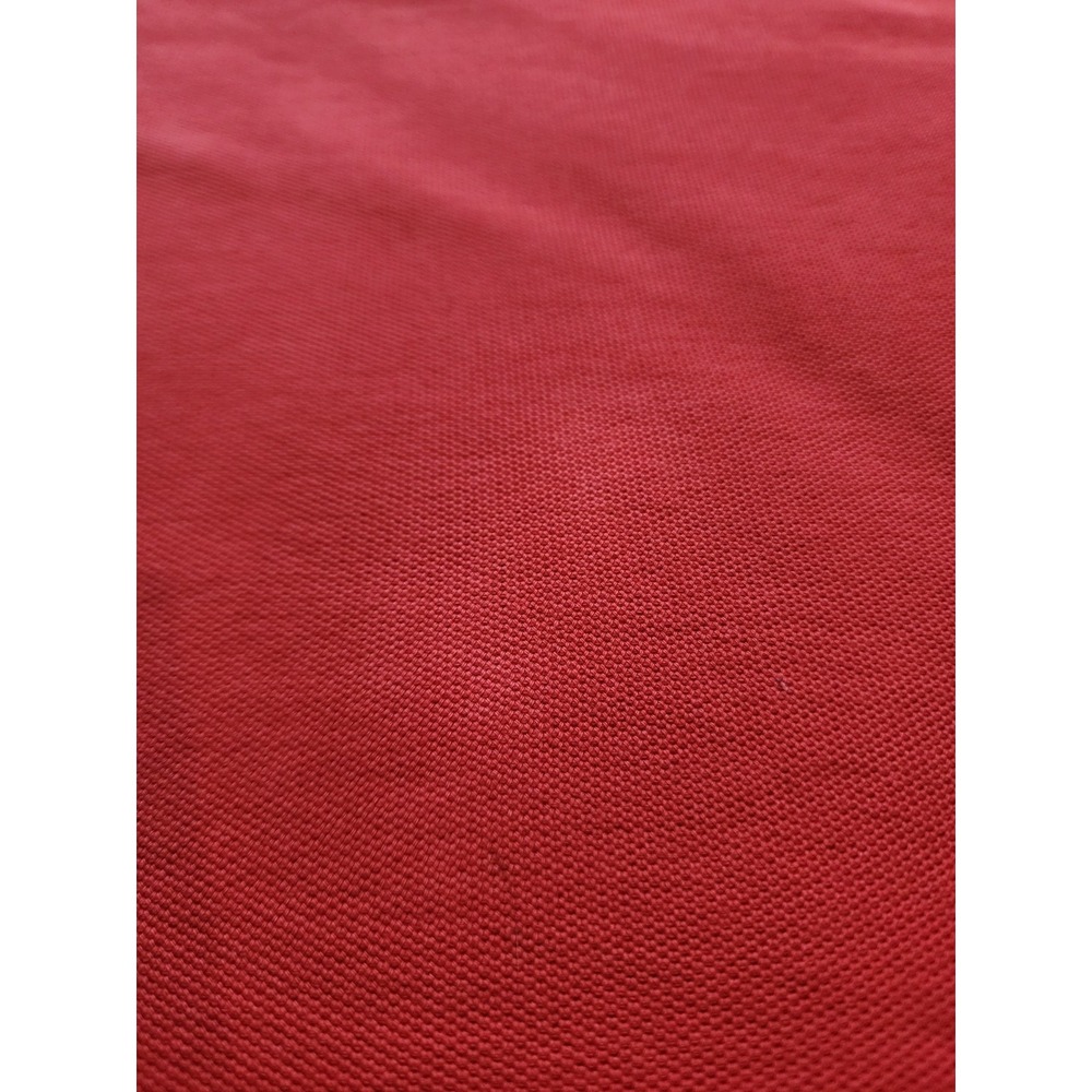 Orvis Polo Shirt Men Medium Signature Regular Fit 100% Cotton Heavy Weight Red - Picture 9 of 11